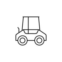 kompakt Traktor Vektor Symbol