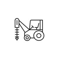 Schnecke Traktor Vektor Symbol