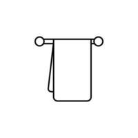 Vektorsymbol für Handtuchhalter vektor