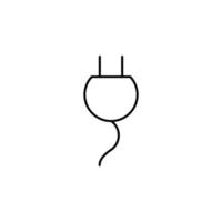 Plug-Vektor-Symbol vektor