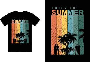 Sommer- T-Shirt Design, Benutzerdefiniert T-Shirt Design vektor