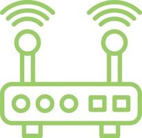 W-lan Router Vektor Symbol Design