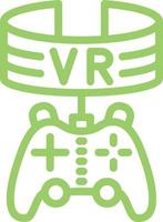 vr Spiel Vektor Symbol Design