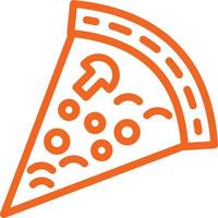 Pizzascheibe Vektor Icon Design