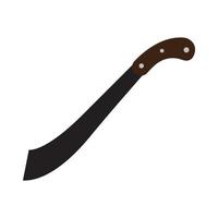 machete ikon symbol, illustration design mall vektor