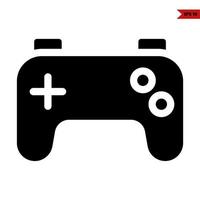 Spiel Playstation Glyphe Symbol vektor