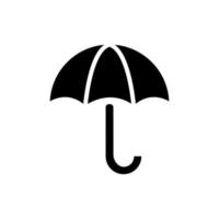 Regenschirm Symbol Design Vektor