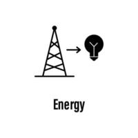 energi vektor ikon