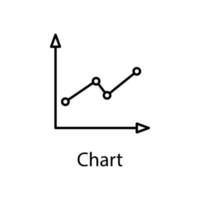 Diagrammvektorsymbol vektor