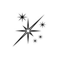 funkeln Symbol Vektor. Star Illustration unterzeichnen. scheinen Symbol. Reinheit Logo. vektor