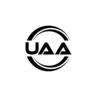 uaa Brief Logo Design im Illustration. Vektor Logo, Kalligraphie Designs zum Logo, Poster, Einladung, usw.