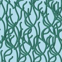 alger i tecknad serie stil. sömlös mönster. vektor illustration.