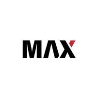 max logotyp vektor grafisk illustration