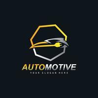 Autologo, Autoreparaturvektor, Markendesign der Reparaturwerkstatt, Autopflege, Autoersatzteile vektor