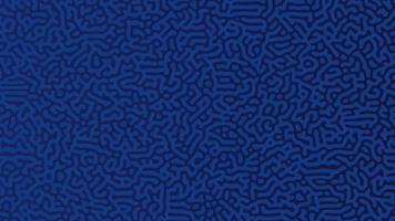 blå turing reaktion bakgrund. abstrakt diffusion mönster med kaotisk former. vektor illustration.