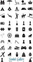 Sport Symbole und Symbole kostenlos Vektor