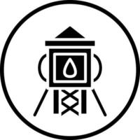 Wasserturm-Vektor-Icon-Design vektor