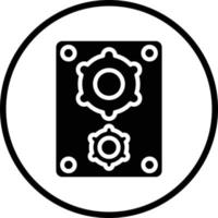 Lautsprecher-Vektor-Icon-Design vektor