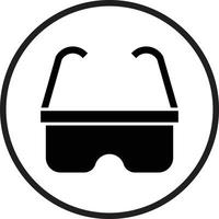 Sicherheit Brille Vektor Symbol Design