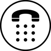 Telefon wählen Vektor Symbol Design
