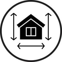 Haus Messung Vektor Symbol Design