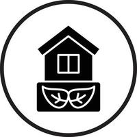 Öko Haus Vektor Symbol Design