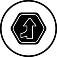 verschmelzen Straße Vektor Symbol Design