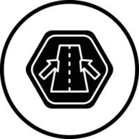 behalten im Fahrbahn Vektor Symbol Design