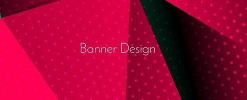 abstrakte elegante geometrische dekorative Design Banner Hintergrund vektor