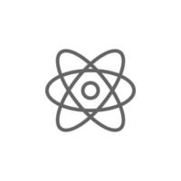 Atom, Wissenschaft Vektor Symbol