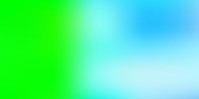 abstrakte Unschärfezeichnung des hellblauen, grünen Vektors. vektor