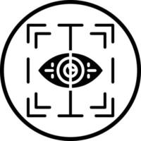 Auge Scanner Vektor Symbol Design