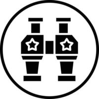 armén kikare vektor ikon design