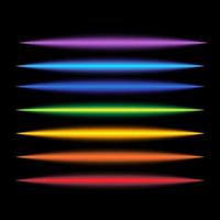 Regenbogenspektrum-Vektorentwurf vektor