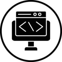 webb utveckling vektor ikon design