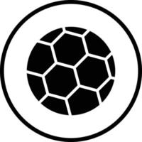 Fußball-Vektor-Icon-Design vektor