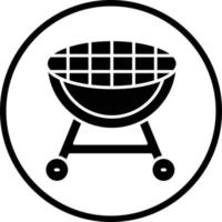 Grill-Vektor-Icon-Design vektor