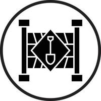 unter Konstruktion Vektor Symbol Design