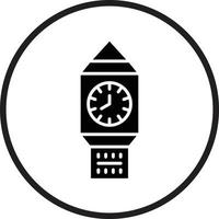 Uhr Turm Vektor Symbol Design