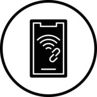 Handy, Mobiltelefon Hotspot Vektor Symbol Design