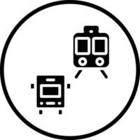 offentlig transport vektor ikon design