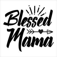 mamma typografi design för t-shirt, kort, ram konstverk, påsar, muggar, klistermärken, tumlare, telefon fall, skriva ut etc. vektor