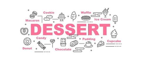 Dessert Vektor Banner