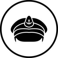 Matrose Hut Vektor Symbol Design