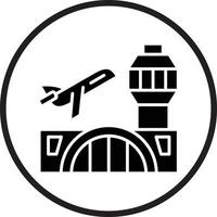 Flughafen-Vektor-Icon-Design vektor