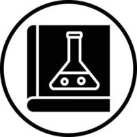 Chemie Buch Vektor Symbol Design