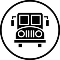 Schule Bus Vektor Symbol Design