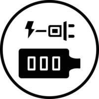 Laden Batterie Vektor Symbol Design