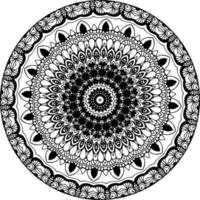 vektor abstrakt mandala mönster. konst på väggen. målarbok spetsmönster tatueringen. design för en tapetfärg skjorta och kakeldesign, dekorativ cirkelprydnad i etnisk orientalisk stil