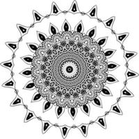 mandala färg bok konst. hälsning kort, klistermärke, spets mönster och tatuering. dekoration för interiör design. vektor cirkel av mandala med blommig prydnad mönster. bakgrund